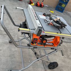 Ridgid 10 Inch Table Saw With Stand 