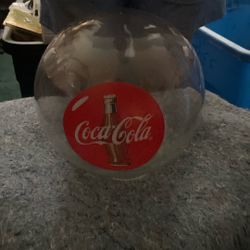 Coca-Cola globe with 4 inch opening