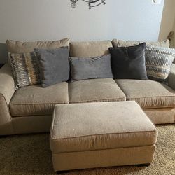 3 Piece Couch Set With ottoman