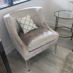 Accent Grey Chair