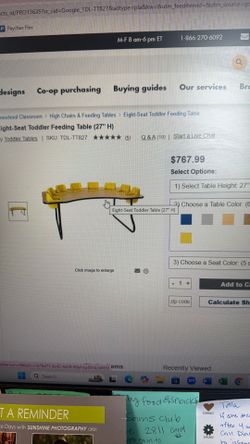 8 -Seay toddler feeding table