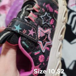 Tons Of Toddler Girl Shoes And Clothes. 