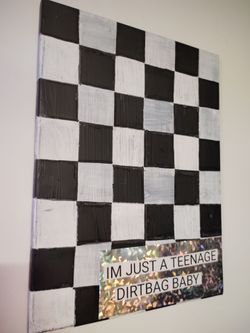 Painting canvas teenage dirt bag