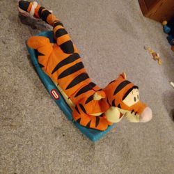 TEIGER ROCKIN HORSE. BY LITTLE. TIKES. TOYS. VERY CLEAN  NOT USED MUCH. 75 DOLLARS. OR BEST OFFER