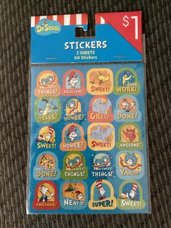 Brand New Dr. Seuss Stickers