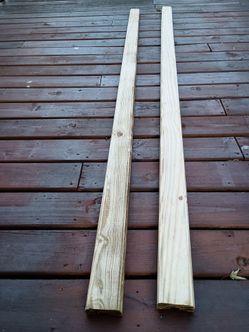 2x4 x8ft Wood Moulded Hand Rail  NEW Unused