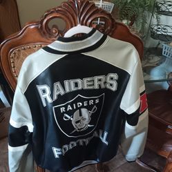 RAIDERS LEATHER JACKET