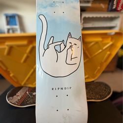 🔥 RIPNDIP Lord Nermal Skateboard Deck – Brand New Sealed – Rare Double Sided Graphic 🔥