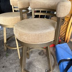 Bronze/nude Bar Stools