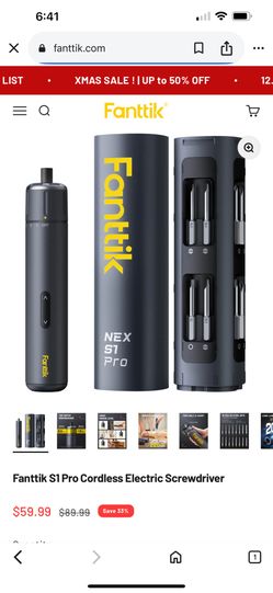 Fanttik  Nex S1 PRO cordless Screwdriver 