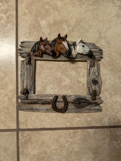 3d horse picture frame