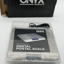 Onyx Products Digital Postal Scale 5 lb – Stainless Steel – New Open Box