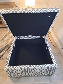 Foot stool with large storage area