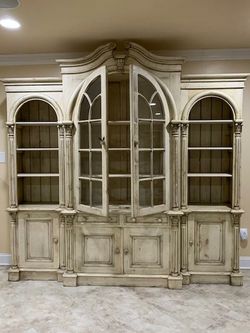 Beautiful three-piece antique armoire