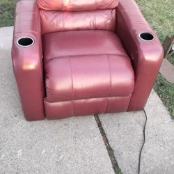 Leather Recliner Chair 