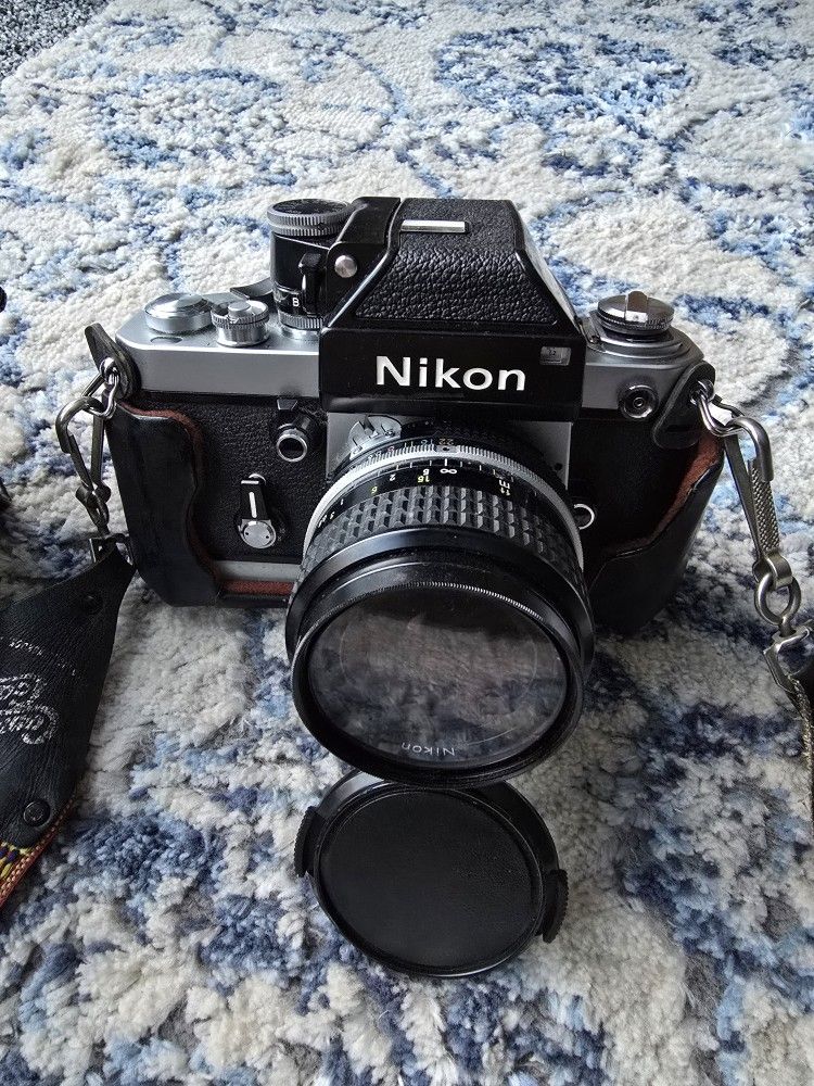 Nikon F2 35mm SLR body w/DP-1 finder, very accurate, Nice & Clean