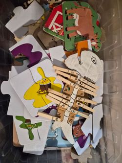 Box of puzzles