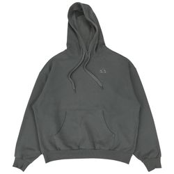 Alo Yoga Accolade Hoodie Womens Medium M Gray Fleece Sweatshirt Pullover Baggy