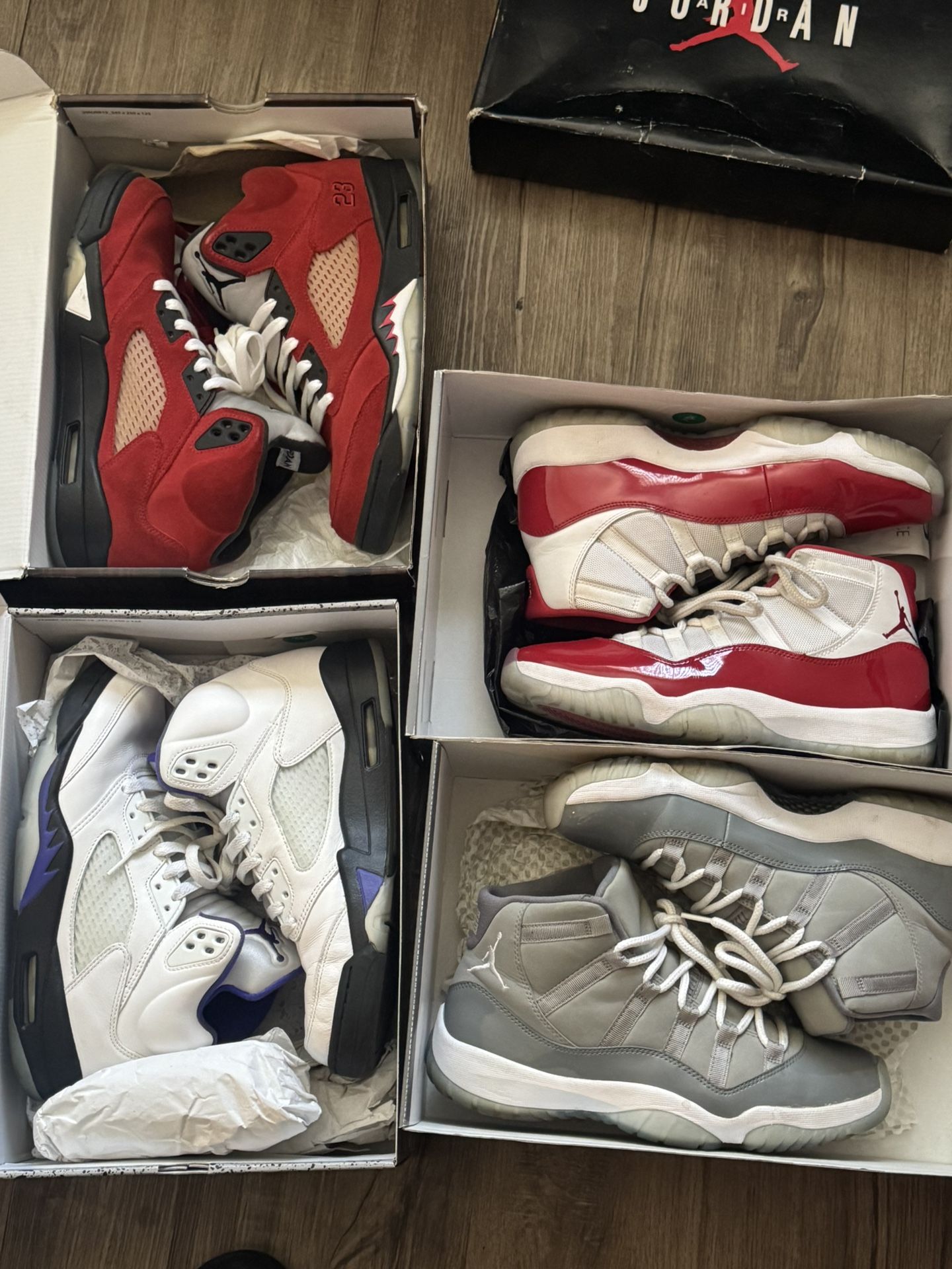 Jordan 5s & Jordan 11s