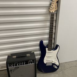 Fender Squier Stratocaster With Amp