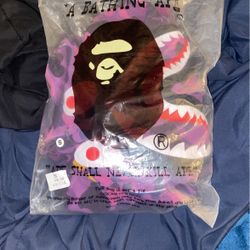 Pink/Purple Bape Hoodie (SMALL)