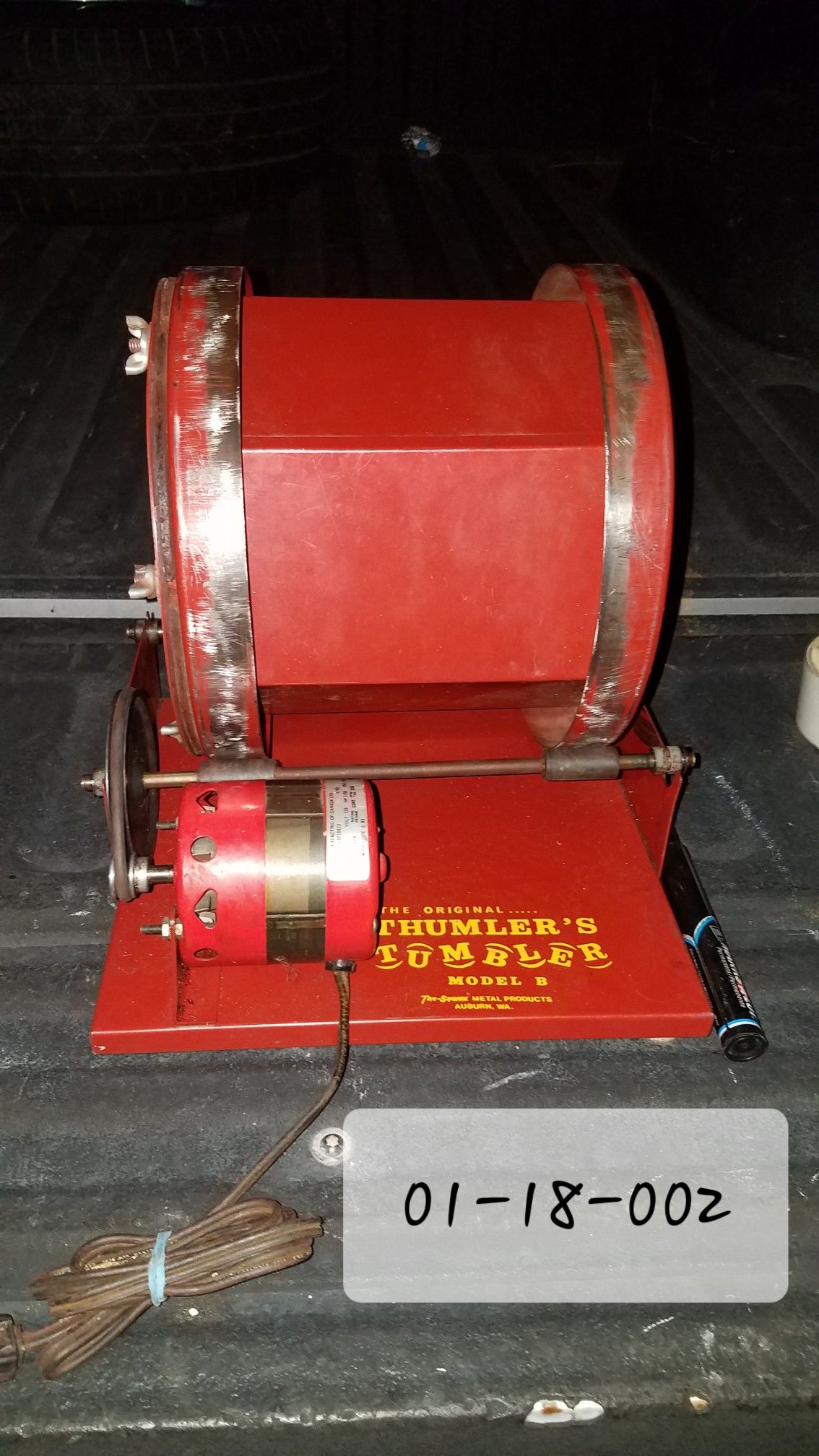Thumler's Tumbler Model B Rock Tumbler