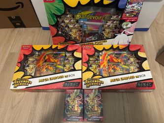 TCG Pokemon Ascended Heroes booster ETB poster