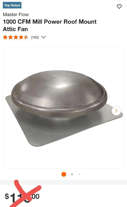 Power Roof Attic Fan