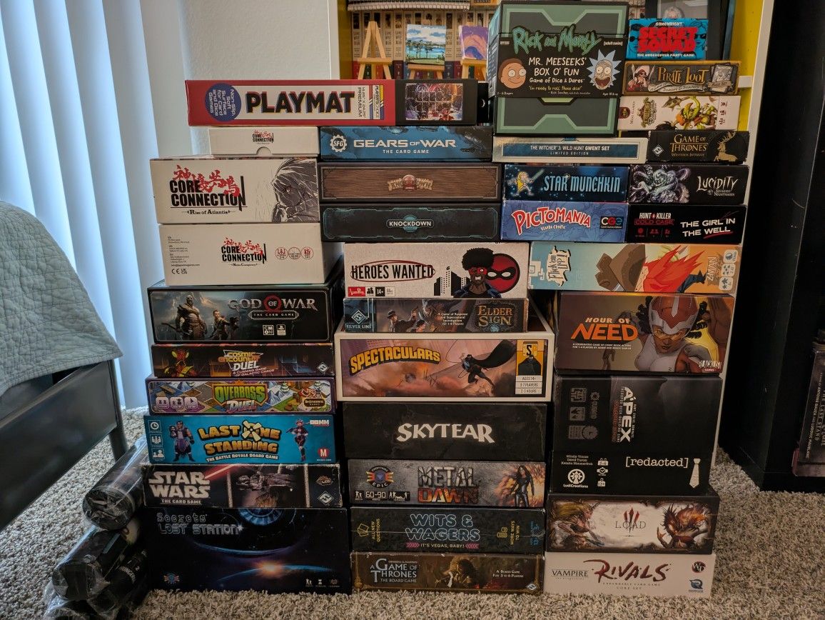 Board Game Lot | Tamashii,Skytear,Star Wars,Apex,Game Of Thrones,Flick Em Up