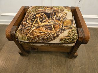 Gorgeous Rustic Footstool