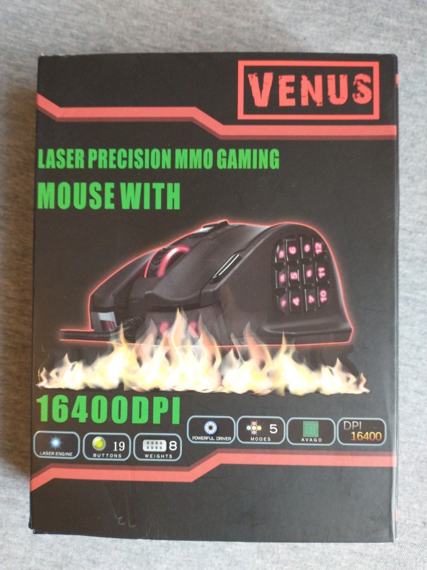 UtechSmart Venus gaming bouse w/ 19 buttons