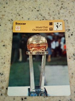 Vintage 1979 sportscaster soccer/ world cup championship/ varying fortunes/ Olympic collector card # 68-08