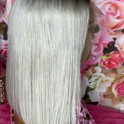 12” Ready To Wear Dark Roots And Silver Ombre $100