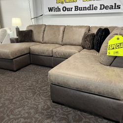 Double Chaise Sectional