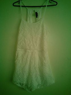 White romper size L