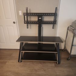 TV Stand with 3 Glass Shelf