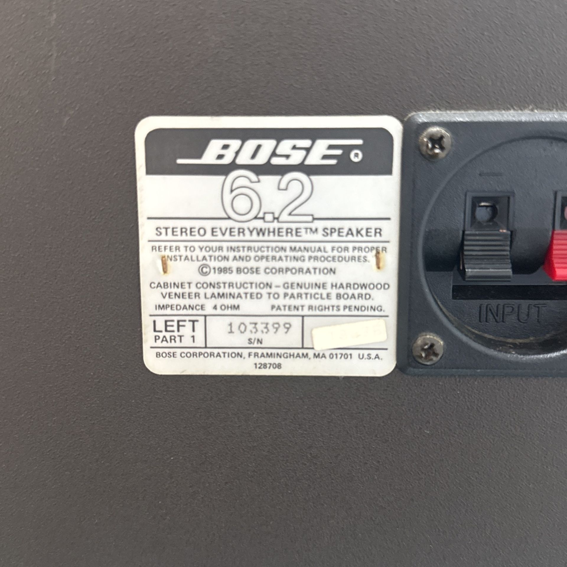 BOSE 6.2 STEREO EVERYWHERE SPEAKERS 1985 for Sale in Miami, FL