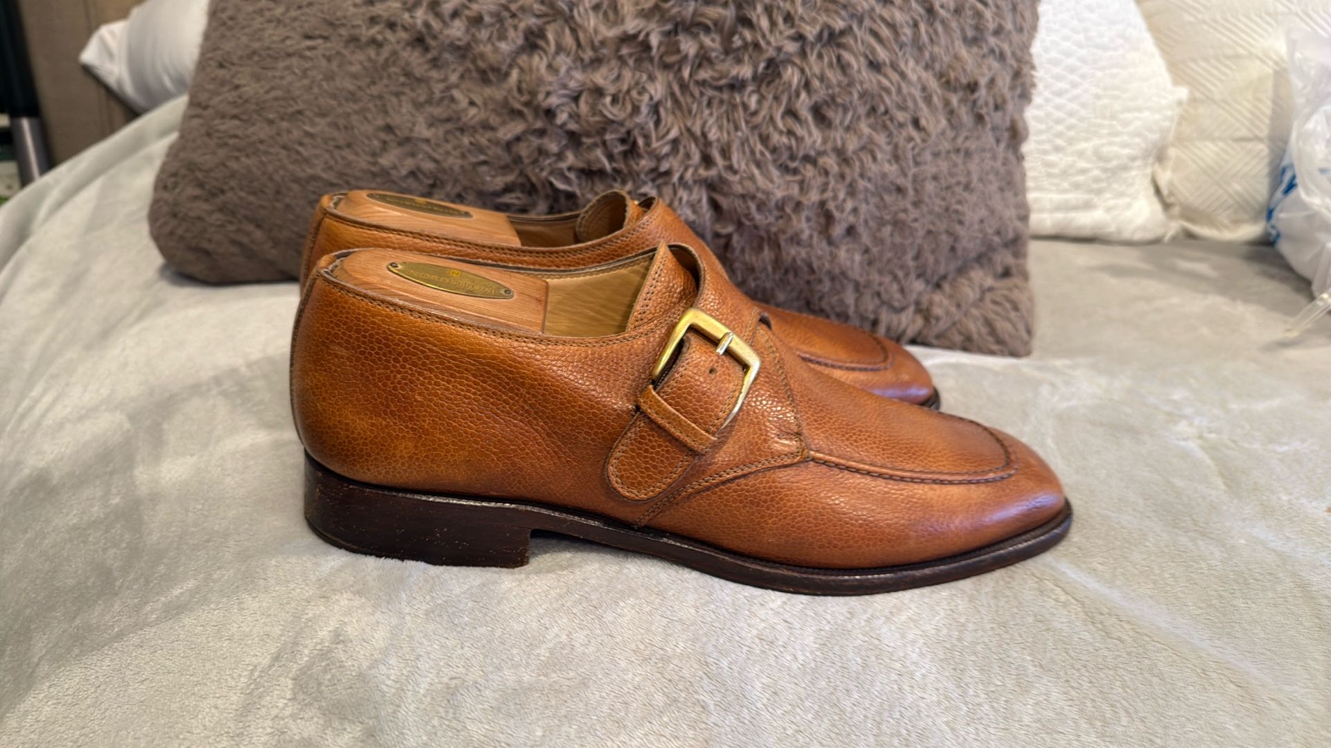 Men's Mannina Firenze Italy Leather Shoes 9.5