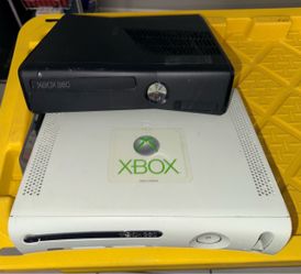 2- Xbox Consoles, Controllers, Games,  and Accessories Lot