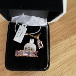 Vintage  necklace & Ring Set