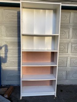 Free Tall White Bookcase