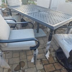Patio Table With 6 Chairs