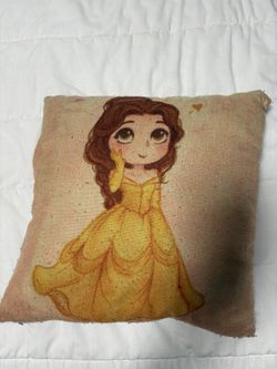 Beauty and the Beast Decorative Pillow – A Magical Touch for Any Room!