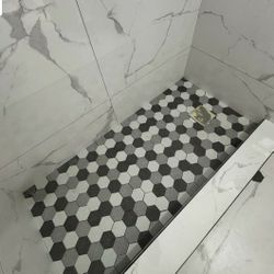  ️🔥🔥‼️🔥🔥‼️(Tampa Bay ) Mosaics Hexagon Antislipery , Mosaicos Hexagonales antiresbalante Para Duchas Y Regaderas 