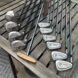 Left Hand set of Titleist Oversize irons