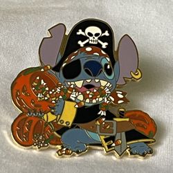 Disney Direct Stitch Dressed as Pirate Pin (from Tombstone Pin Set)