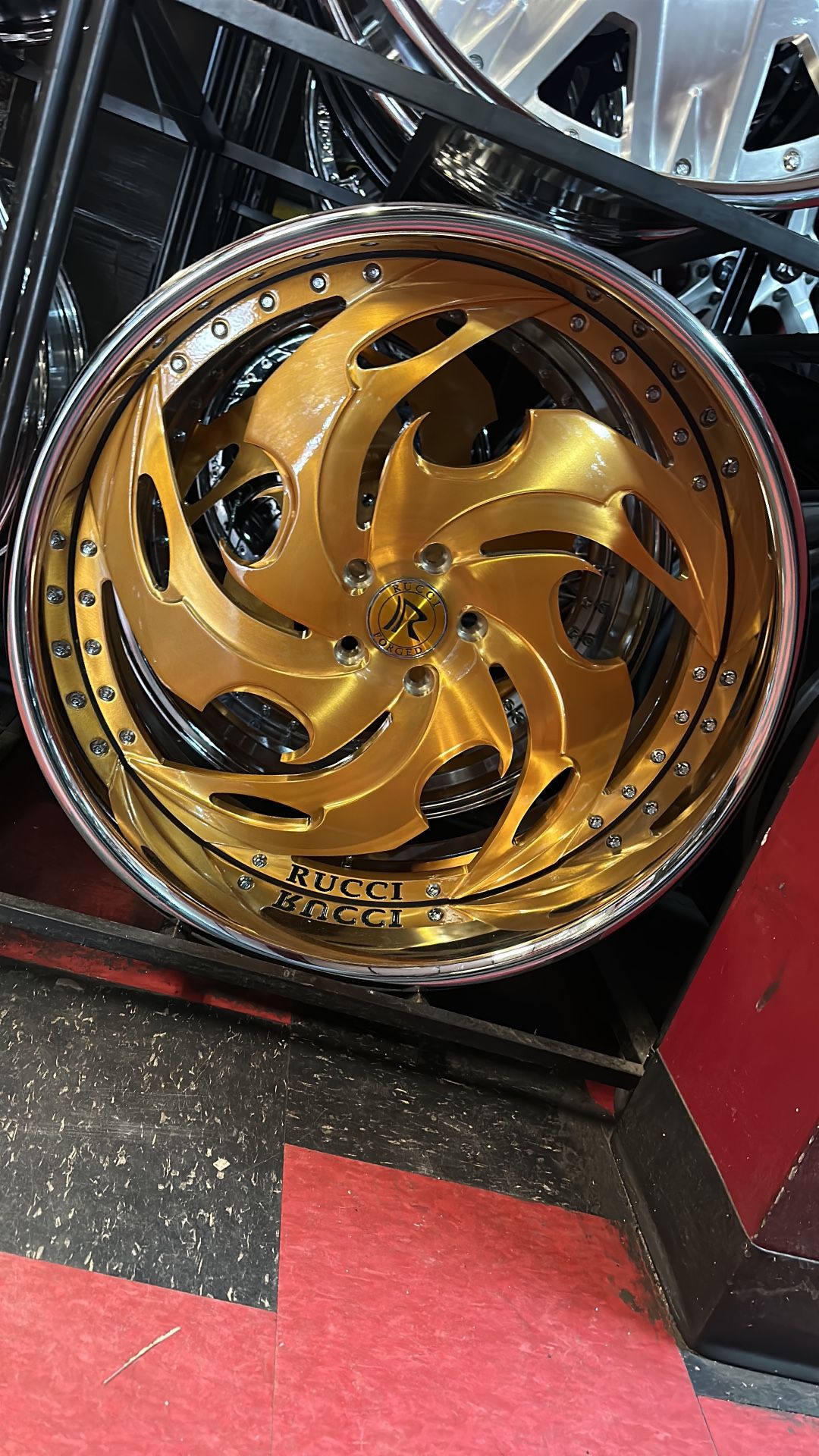 Rucci Forged Package Deal Wheels Tires Free Matching Steering Wheel !!