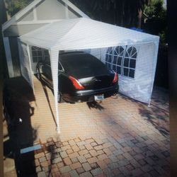 Big Weatherproof Durable Strong New In The Box Event Party Work Tent With Enforcement Binding