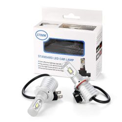 Brand New LED Headlight Fog Light Bulbs with Built-in Driver 6v Start DRL Function Upgrade H7 Mini-All in One Plug and Play Conversion Led Kits,2 Pack