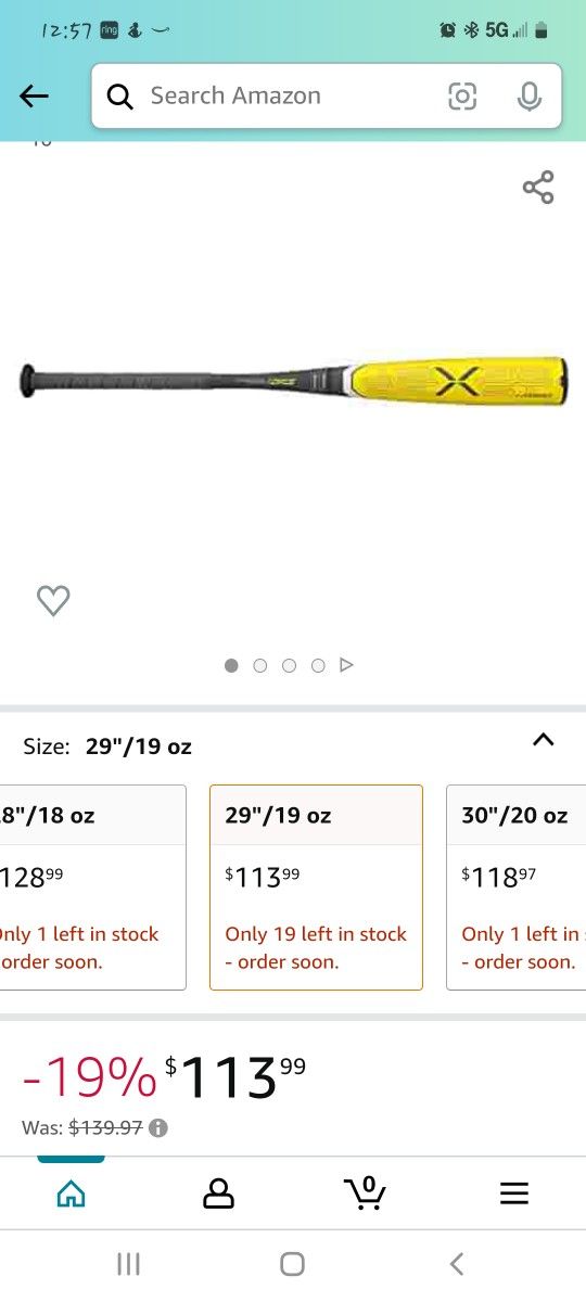 Easton 2018 USA Baseball 2 5/8 Beast X Hybrid Youth Bat -10